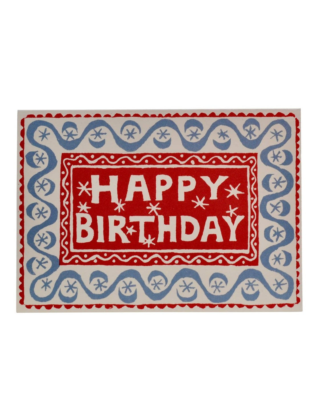 Card Happy Birthday Waves