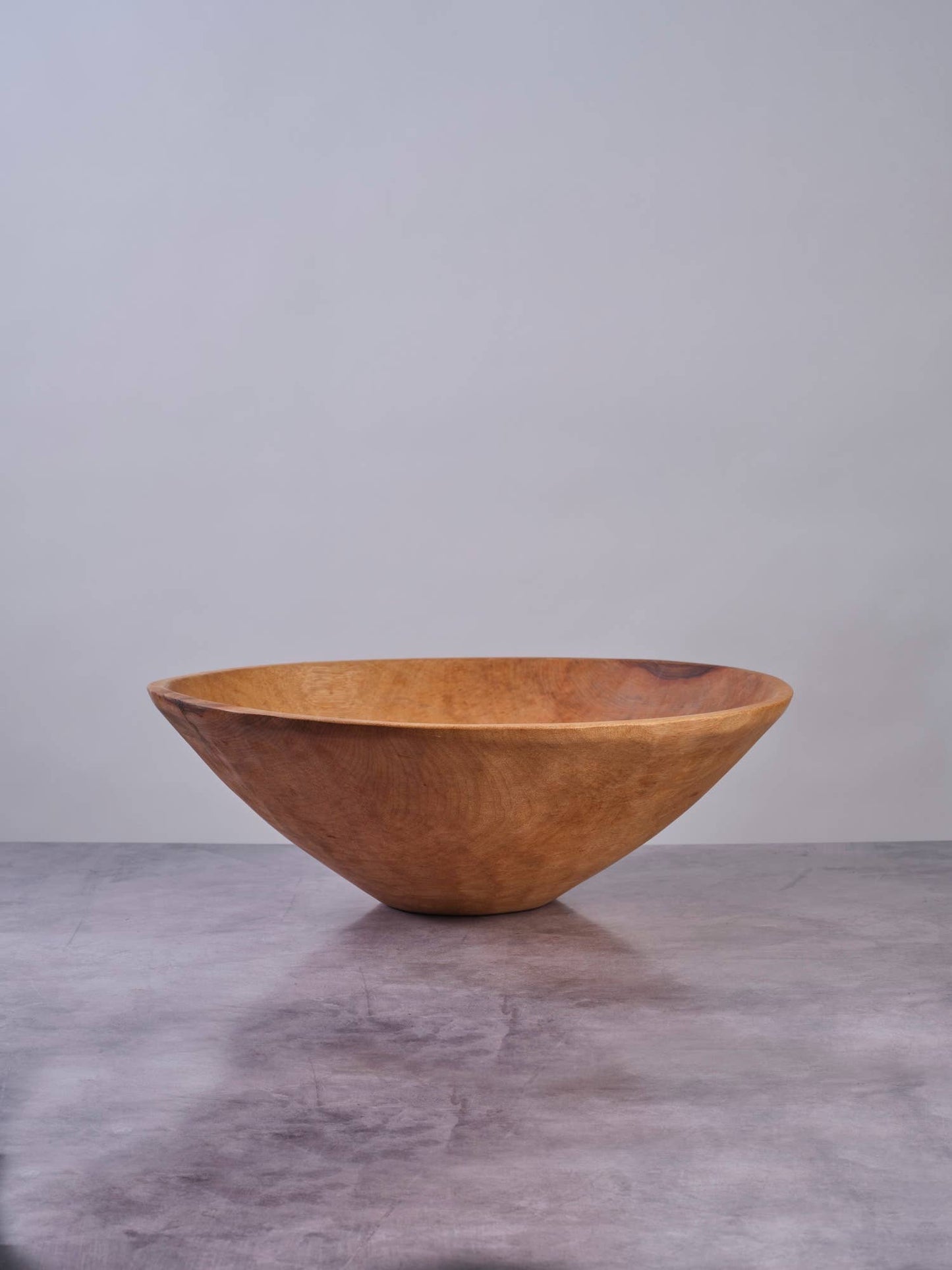 17" Large Peruvian Carved Wooden Salad Bowl