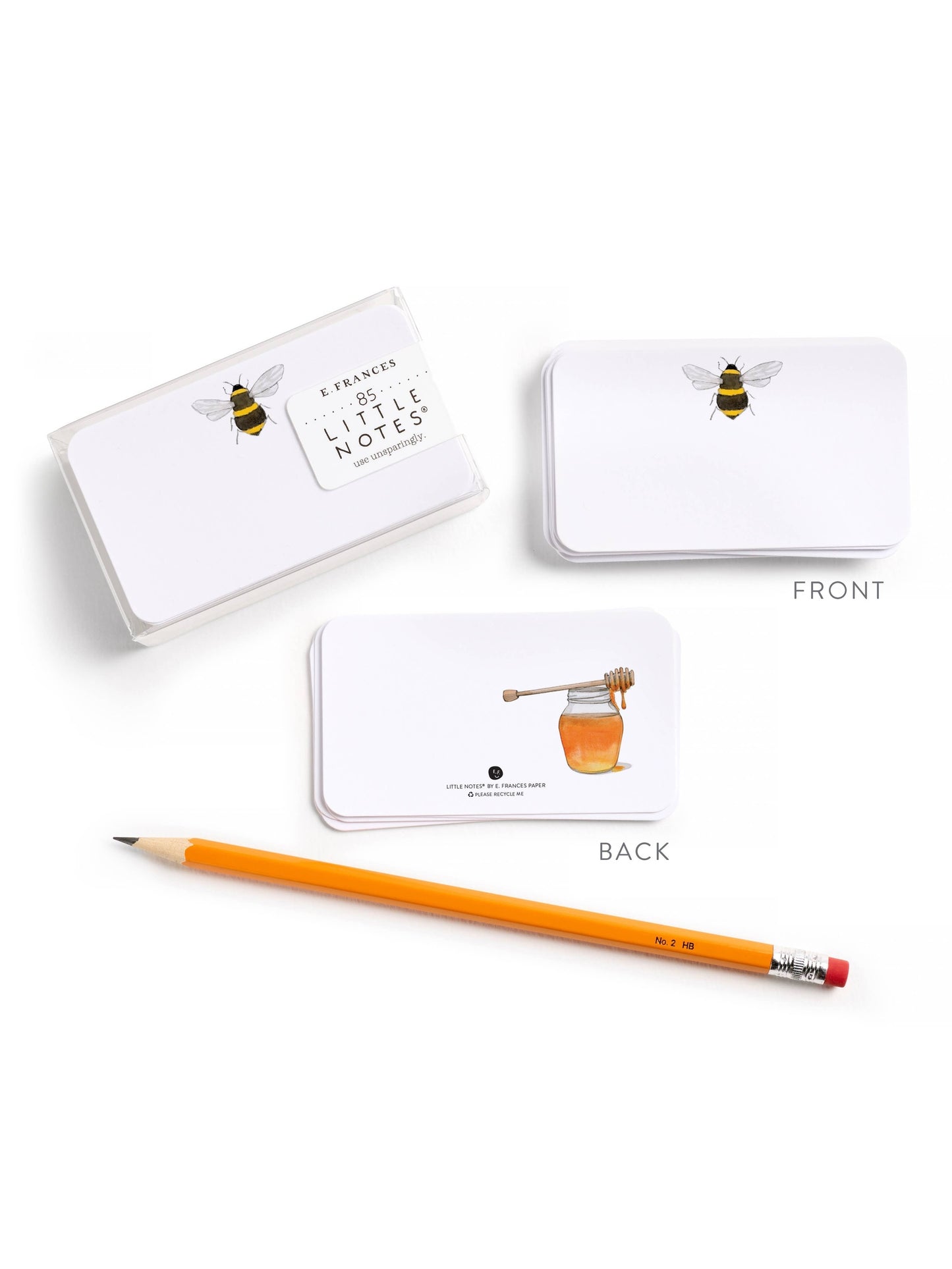 Bee Little Notes® - Boxed Set of 85 Mini Note Cards