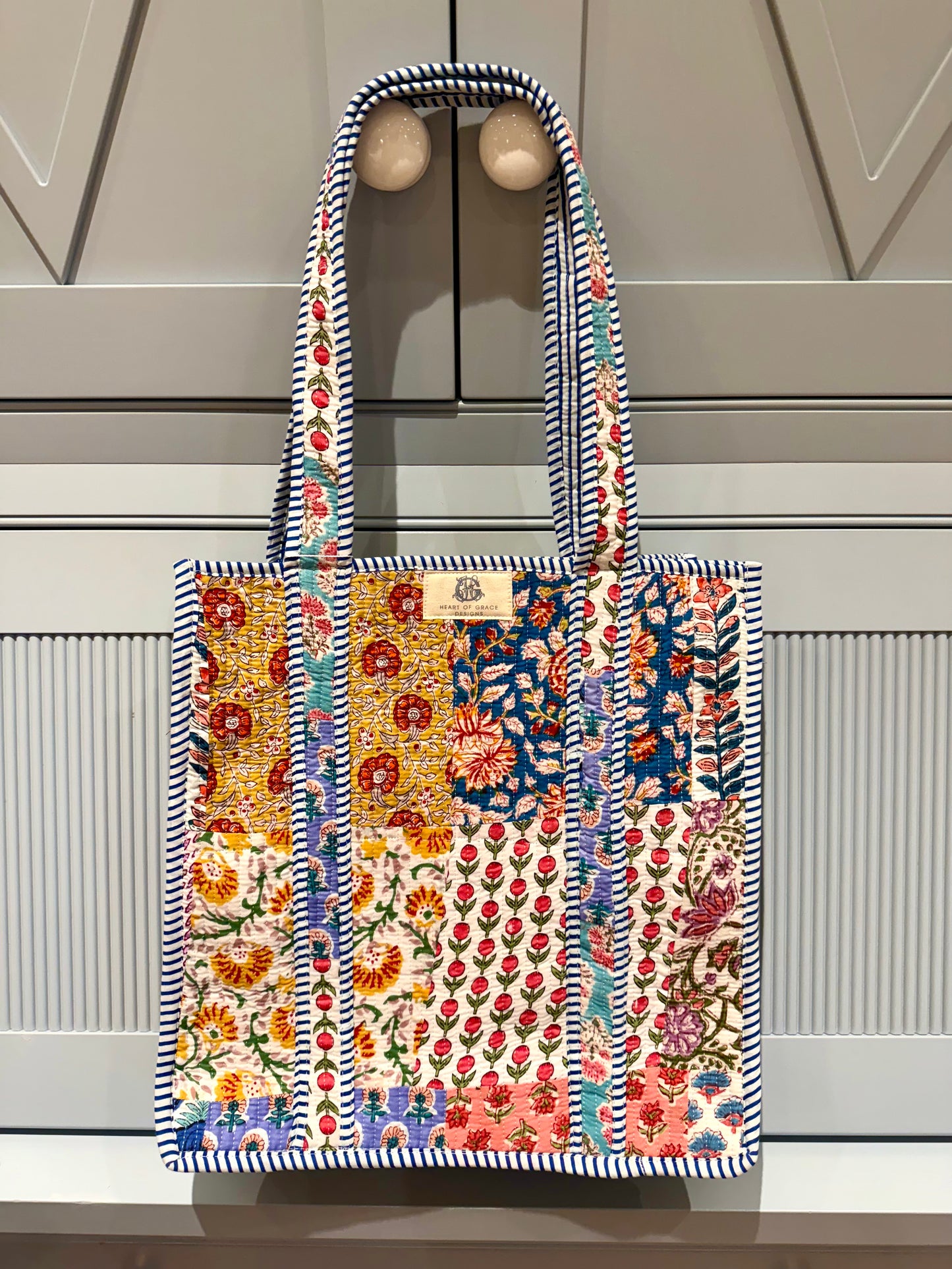 Amalfi Patch | Regular Quilted Tote Bag