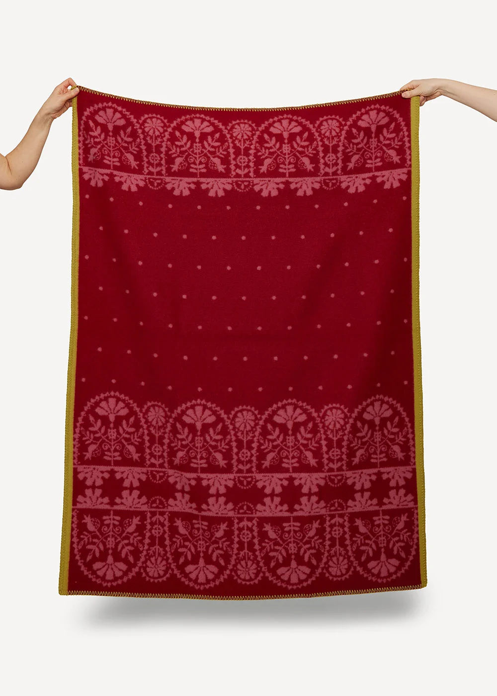 Oleana Baby Blanket, 208-D Pink
