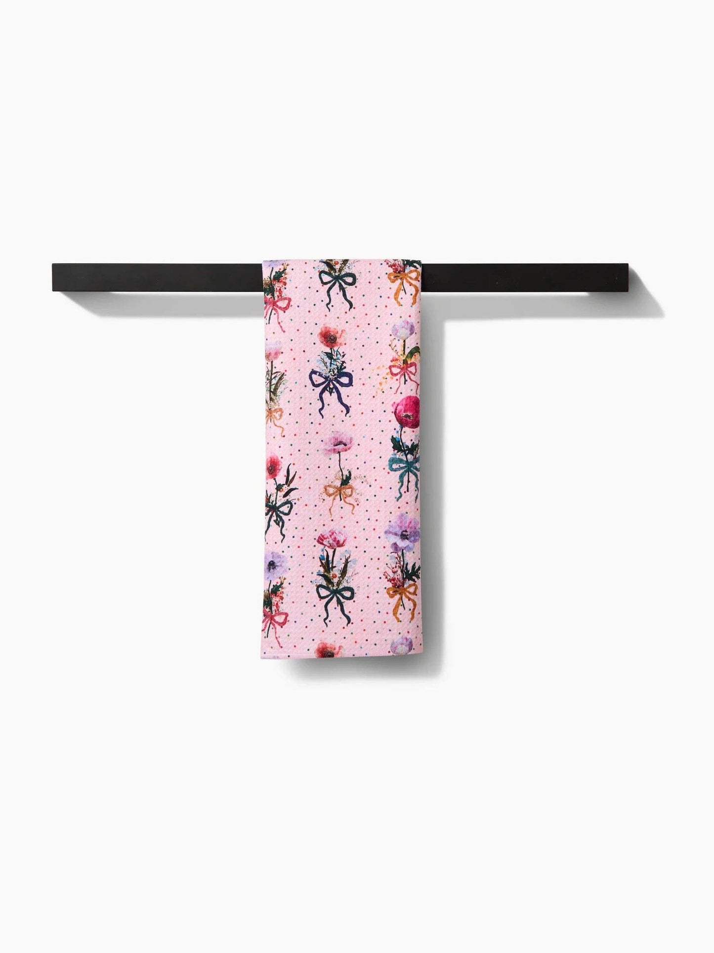 Geometry Bows and Dots Tea Towel