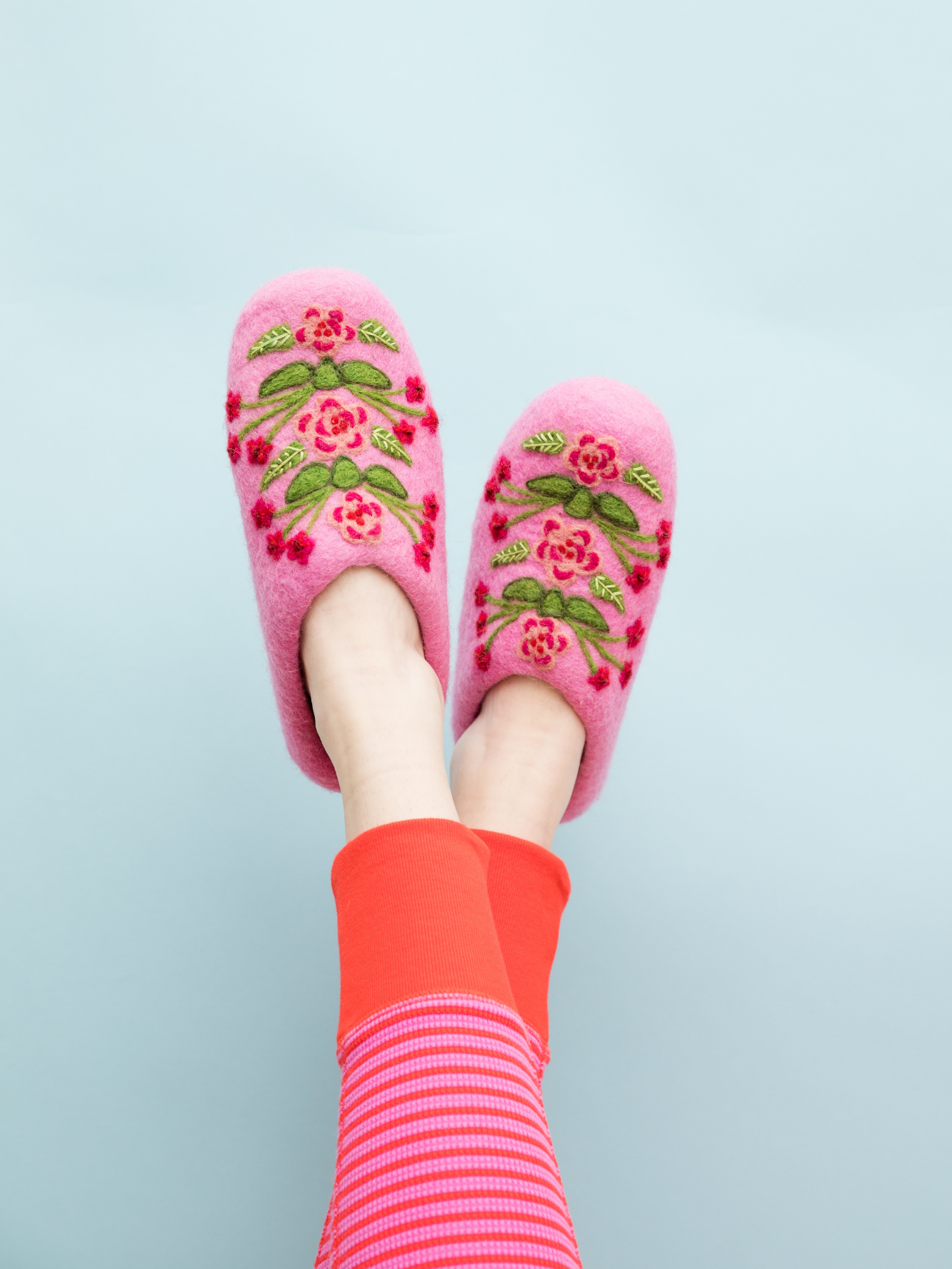 Secret Garden Slippers Pink