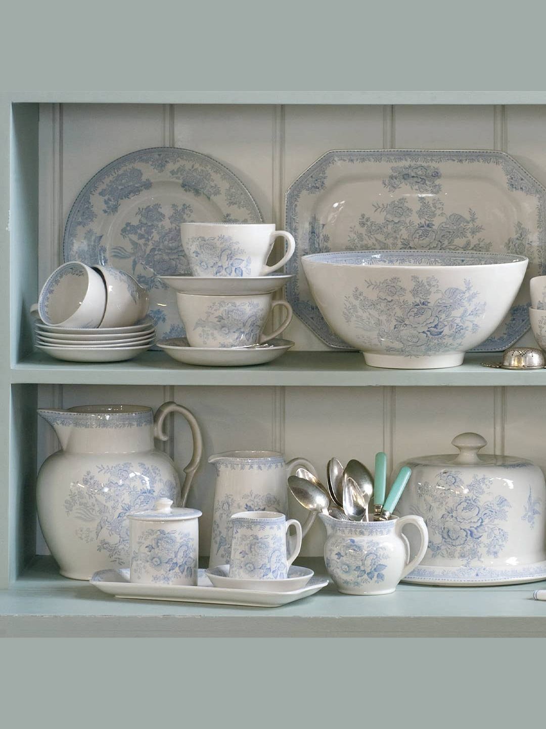 Blue Asiatic Pheasants Medium Tankard Jug