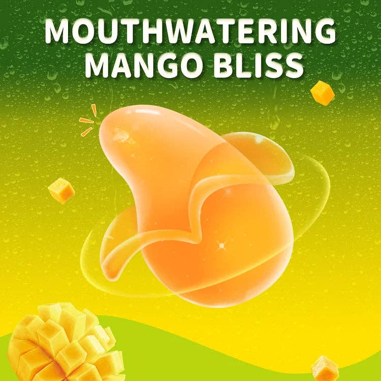 Amos Peelerz Gummy Mango 6oz bag