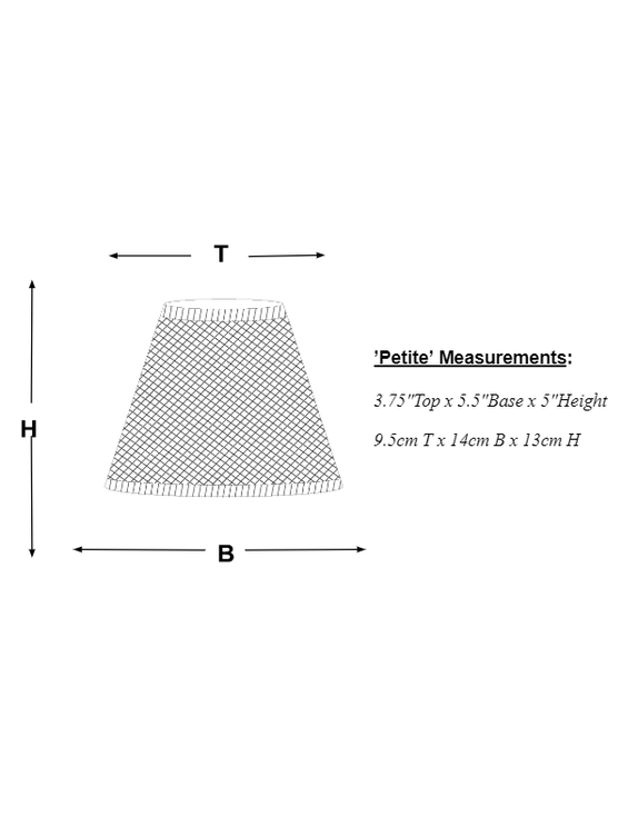Maison Maison Design Scalloped Water Hyacinth Lampshade: Small