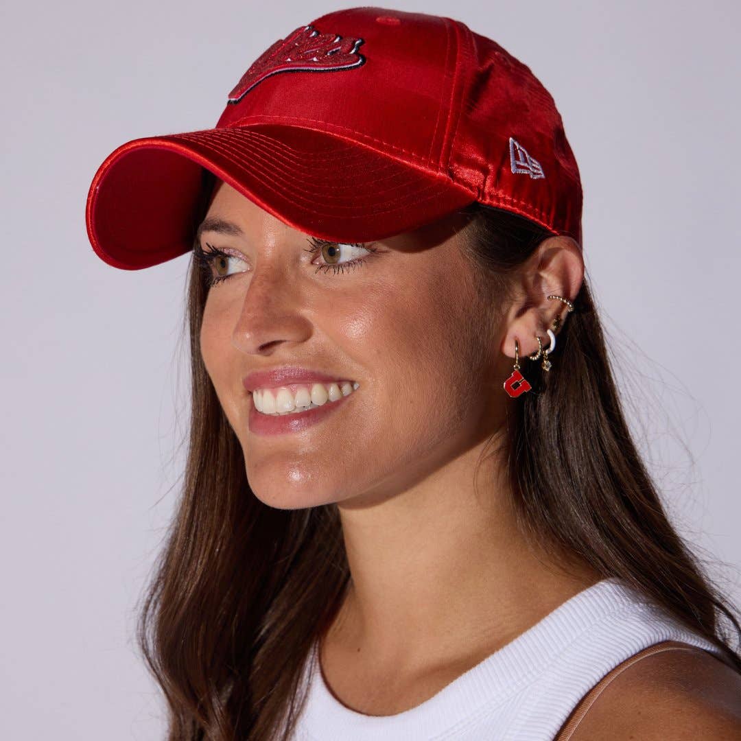 University of Utah Huggie Earrings: One Size