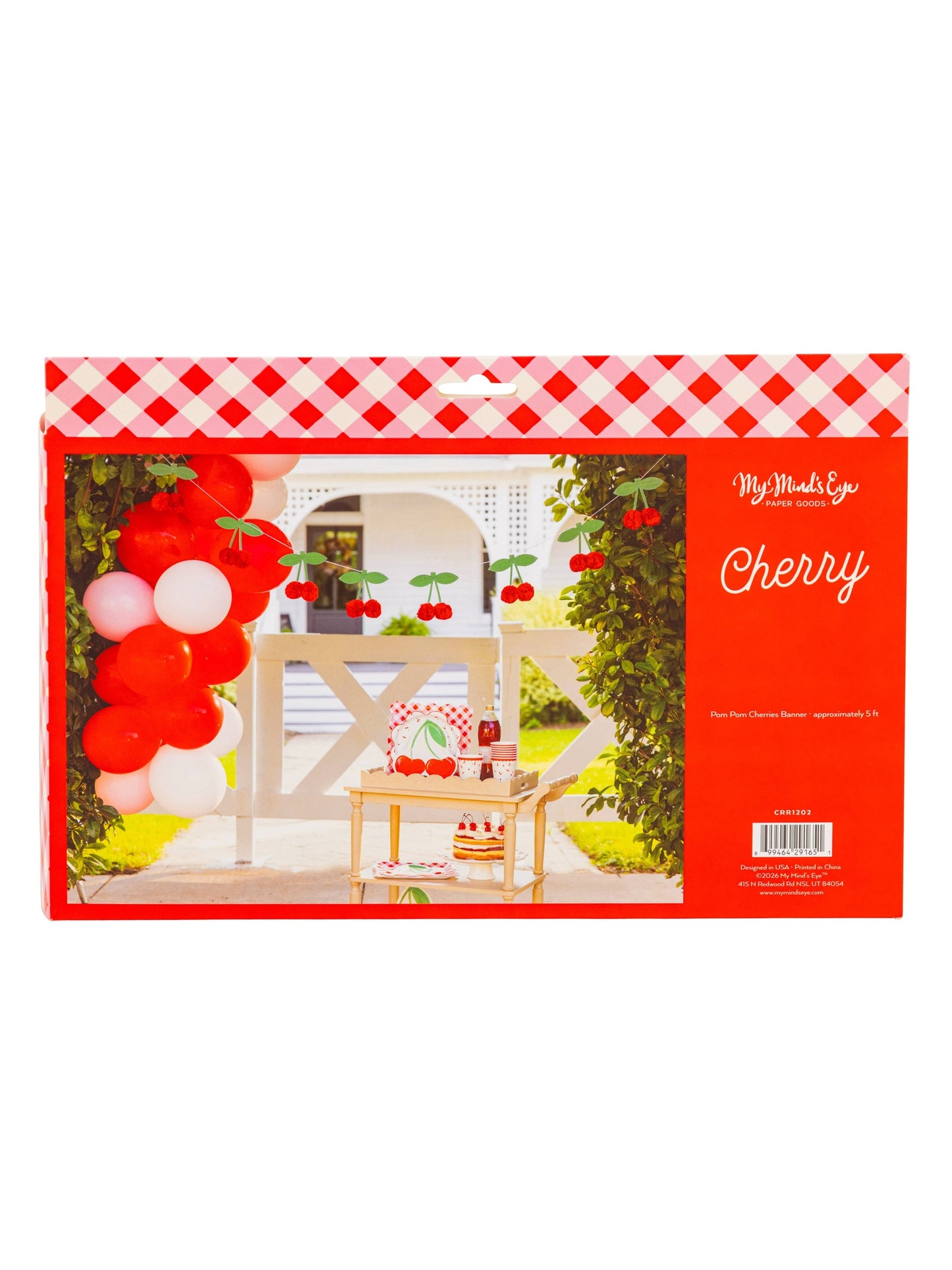 CRR1202 - Felt Cherries Banner