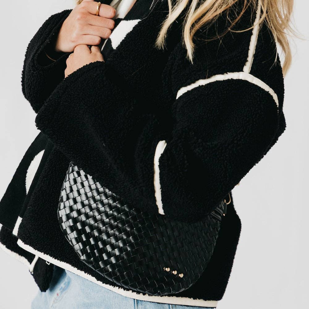 Westlyn Woven Bum Bag Wholesale - NEW COLOR ADDED!: Checkered Emerald