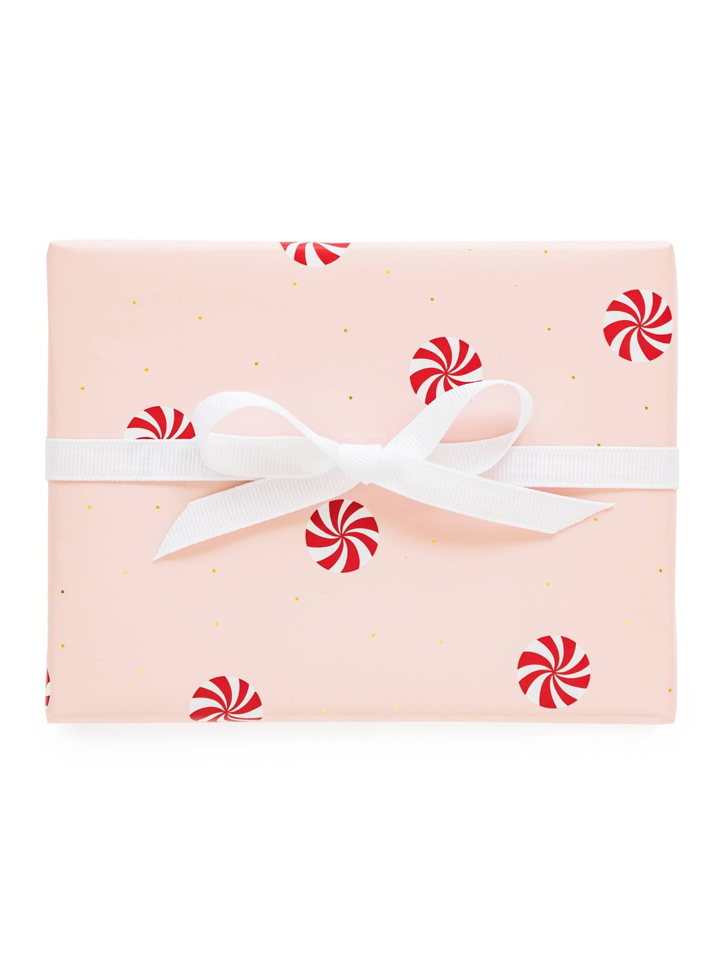 Peppermint Christmas Wrapping Paper: Roll
