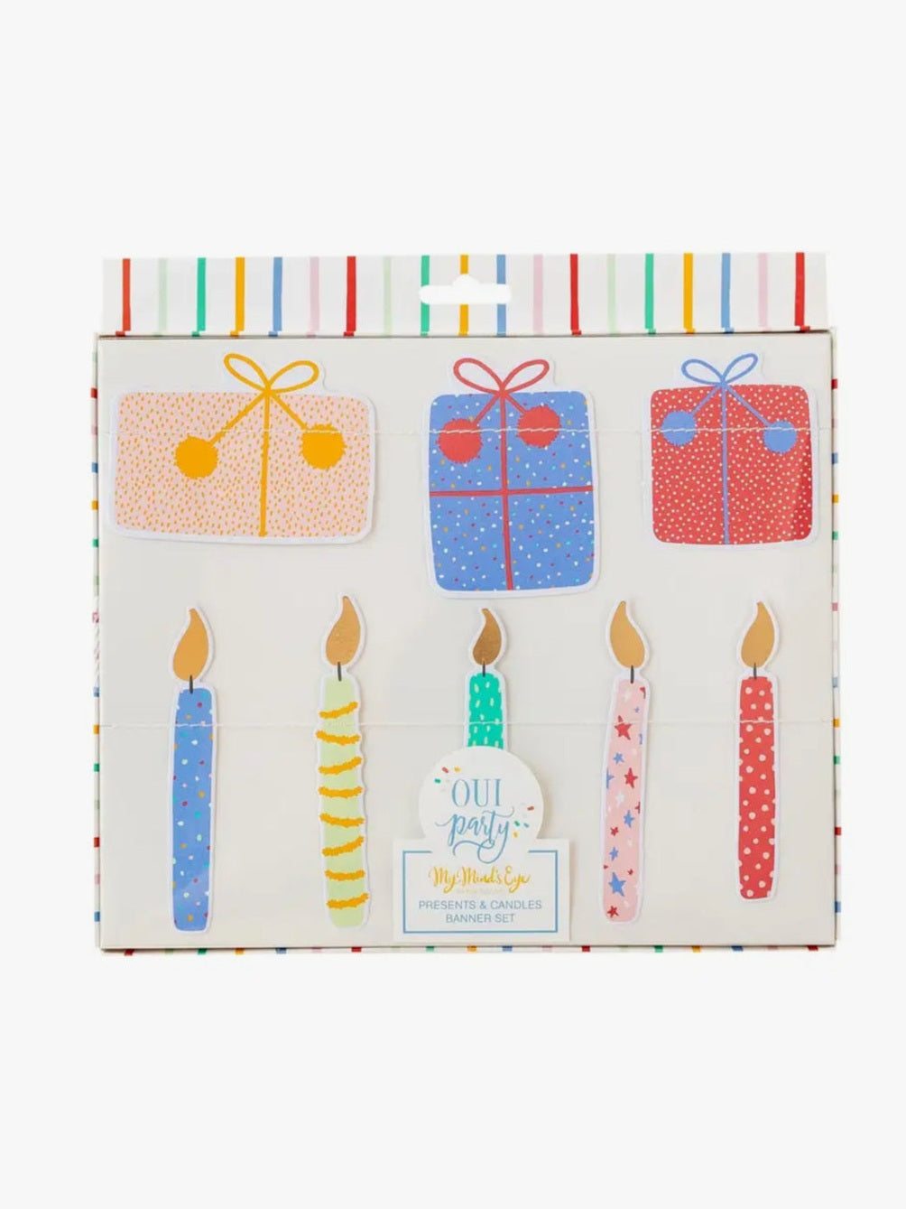 My Mind’s Eye Oui Party Birthday Mini Banner Set