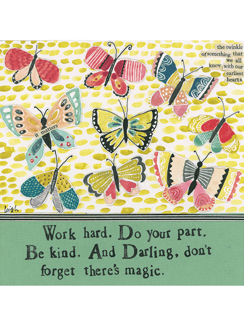 DON'T FORGET MAGIC | CURLY GIRL EVERYDAY GREETING CARD: None