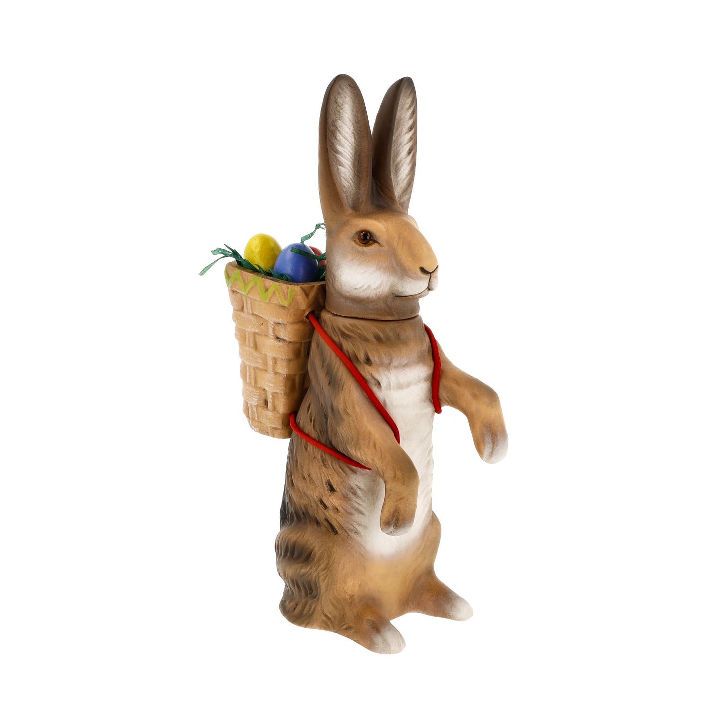 MAROLIN Upright Easter Hare With Lift-Off Head - Brown