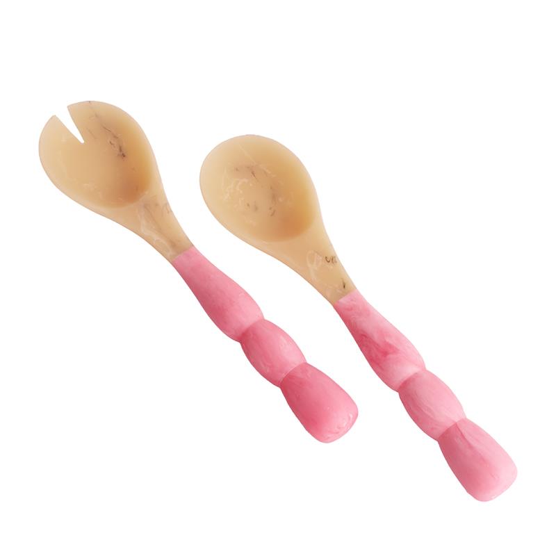 Resin Sorbet Salad Servers (Raspberry)