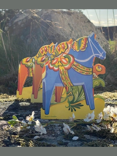 Dala Horses Paper Lines