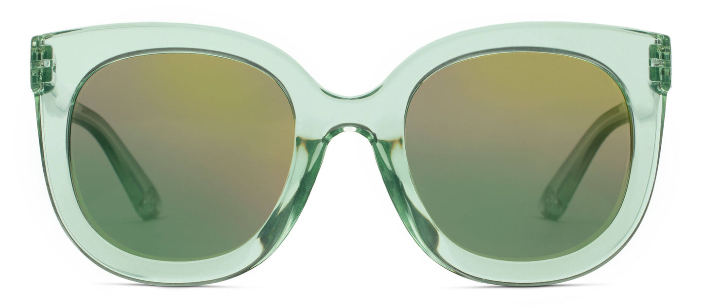 Logging Out (Sunglasses): Green / Bifocal Readers