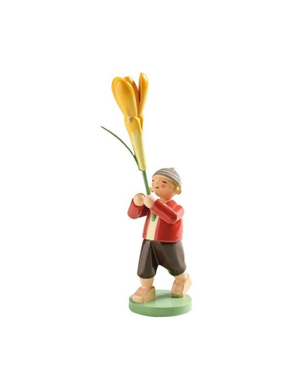 Boy with Crocus by Wendt & Kuhn