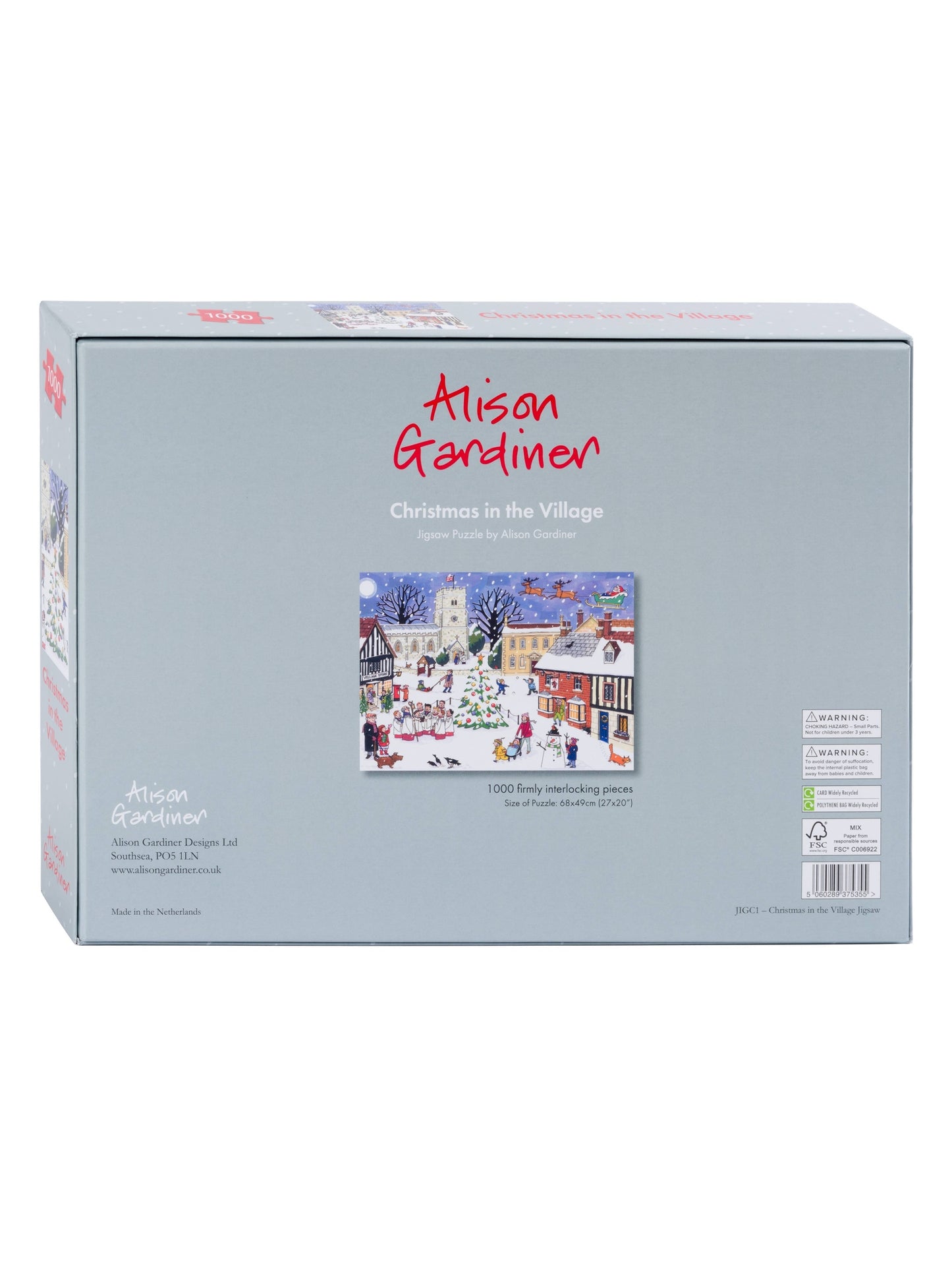 Christmas In The Village Jigsaw Puzzle