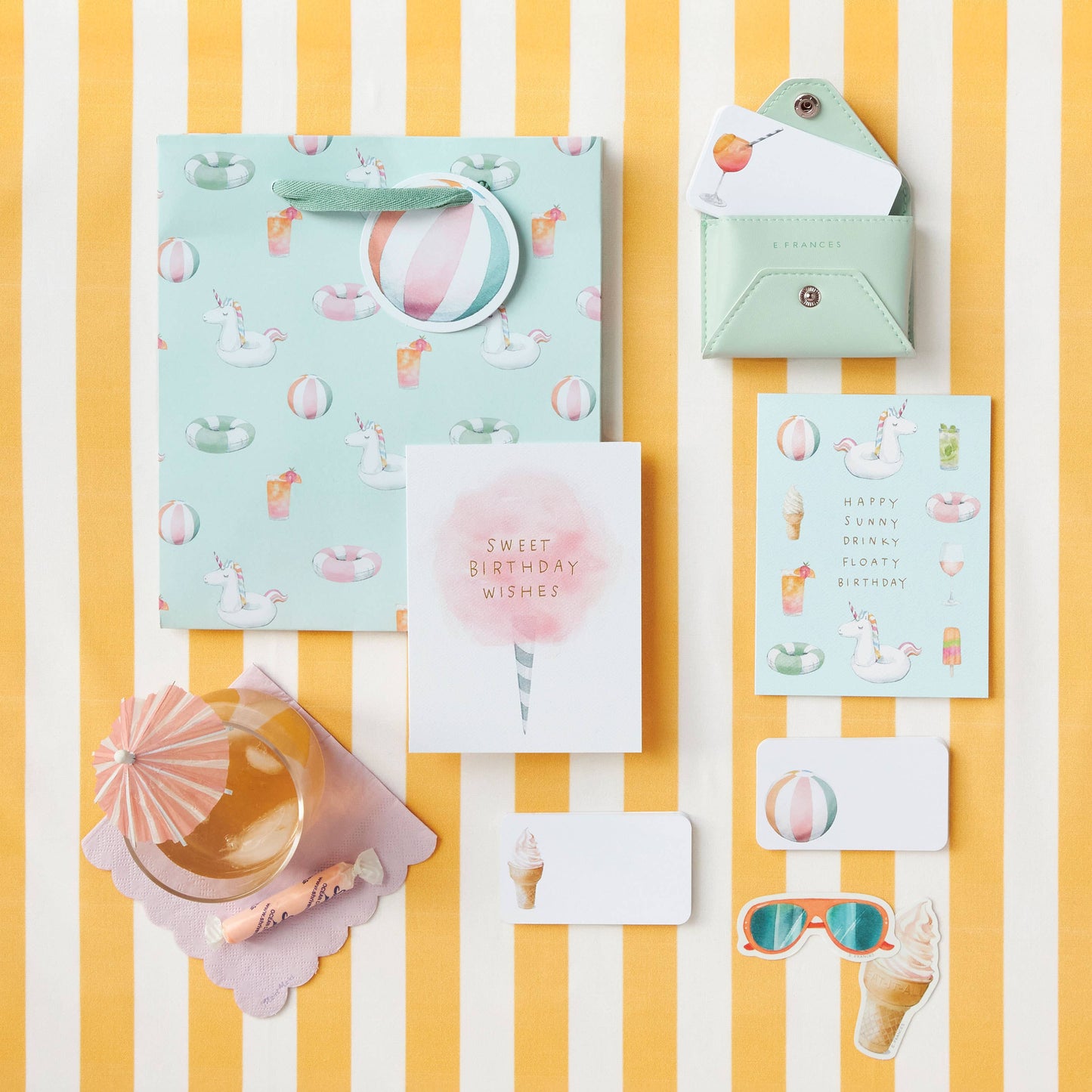 Beach Ball Little Notes® – Boxed Set of 85 Mini Note Cards