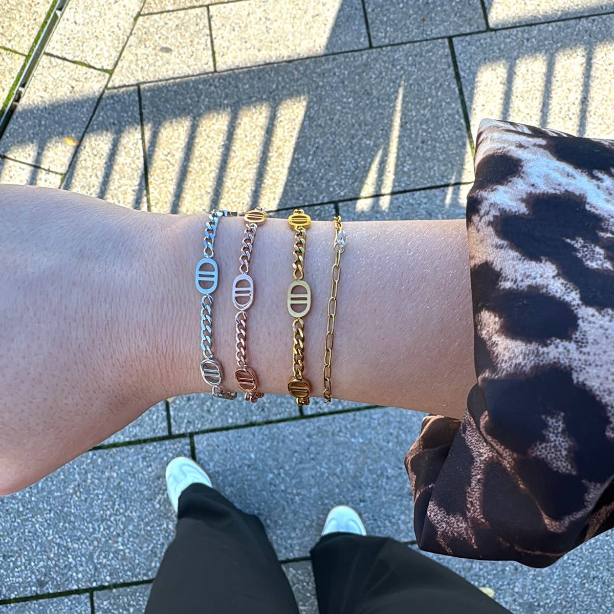 Five Prestige Bracelet | 18K gold-plated: Gold