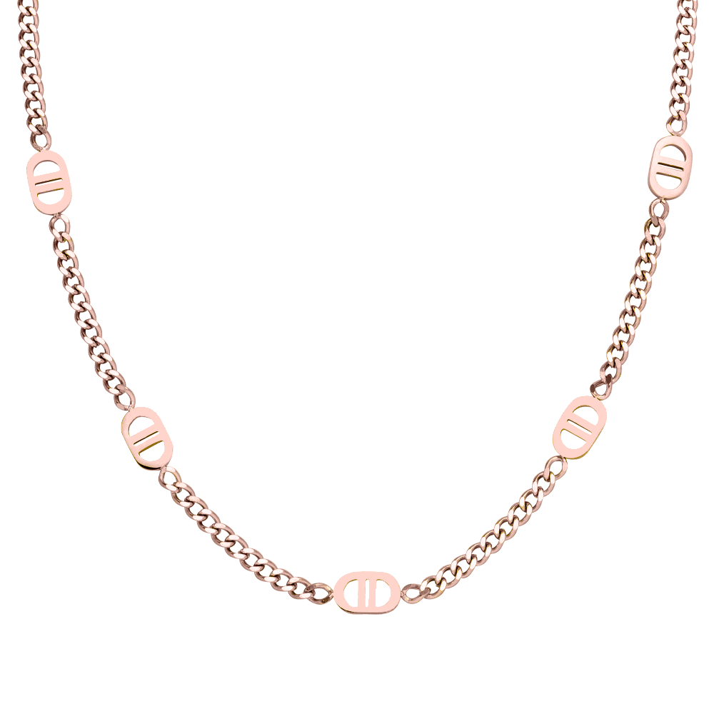 Five Prestige Necklace | 18K gold-plated: Gold
