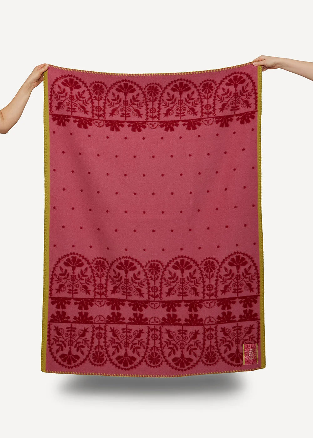 Oleana Baby Blanket, 208-D Pink