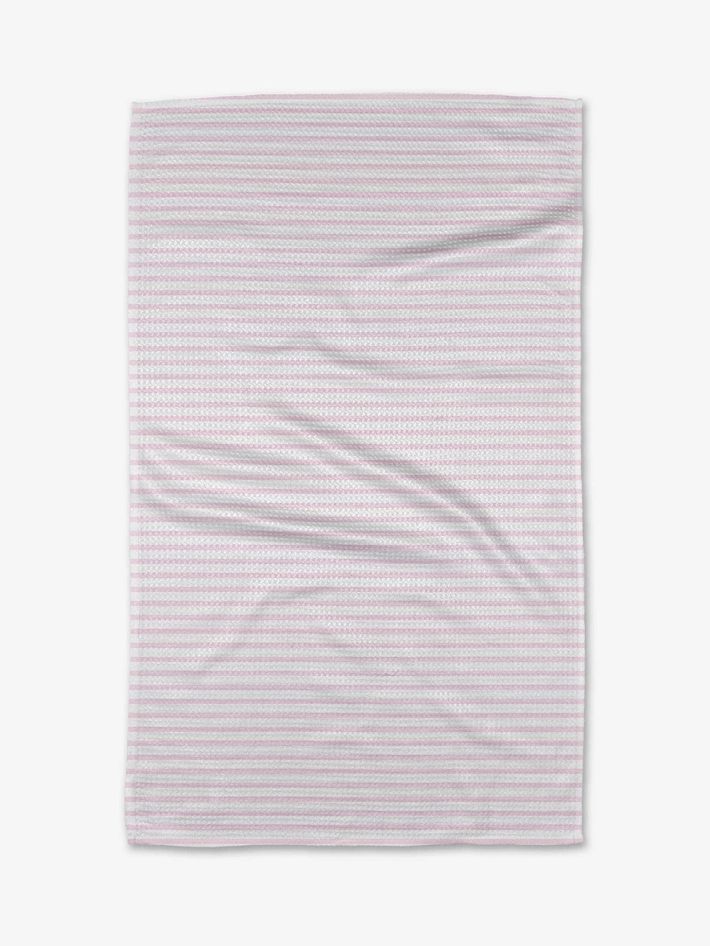 Pink Stripes Tea Towel