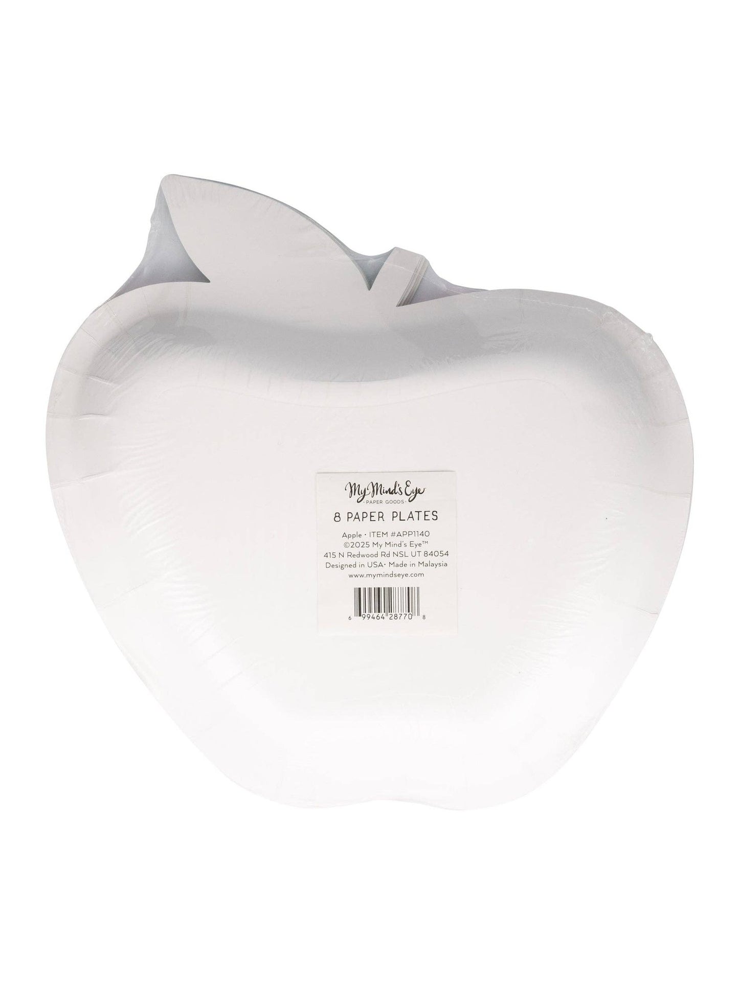 Apple Shaped Paper Plate