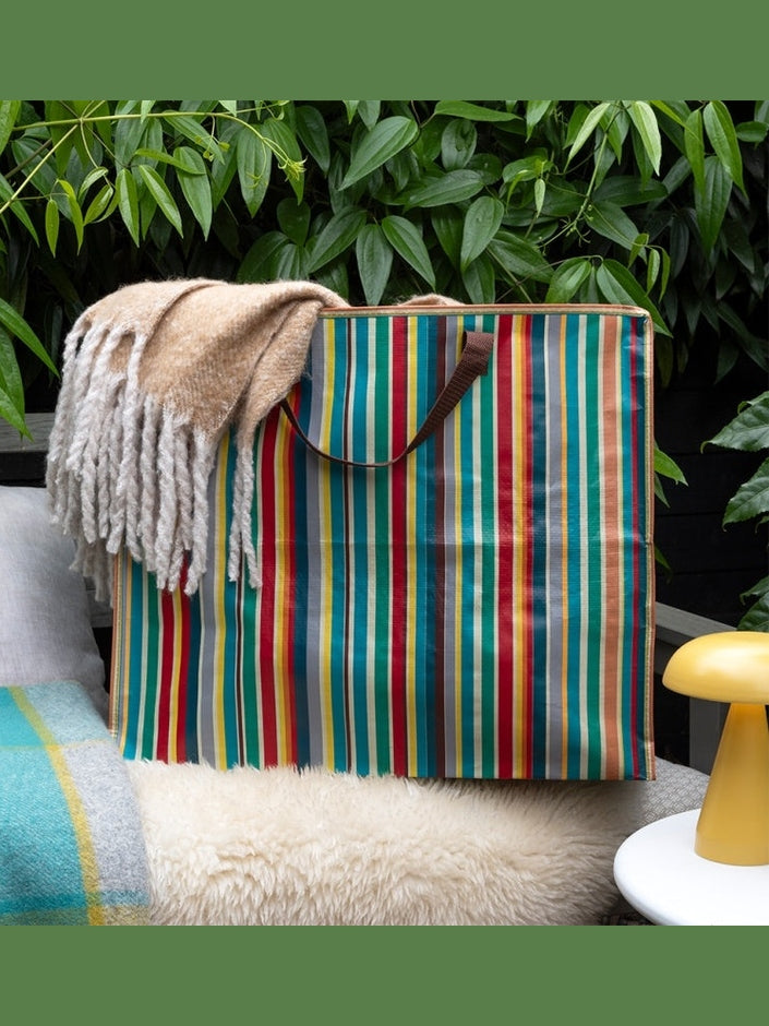 Jumbo storage bag - Retro 70s Stripes