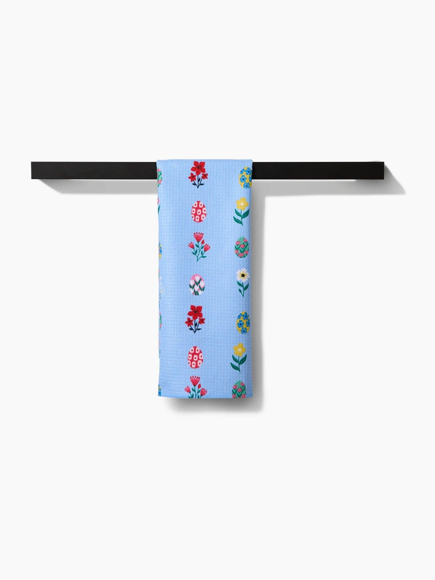 Geometry Spring Wildflowers Tea Towel