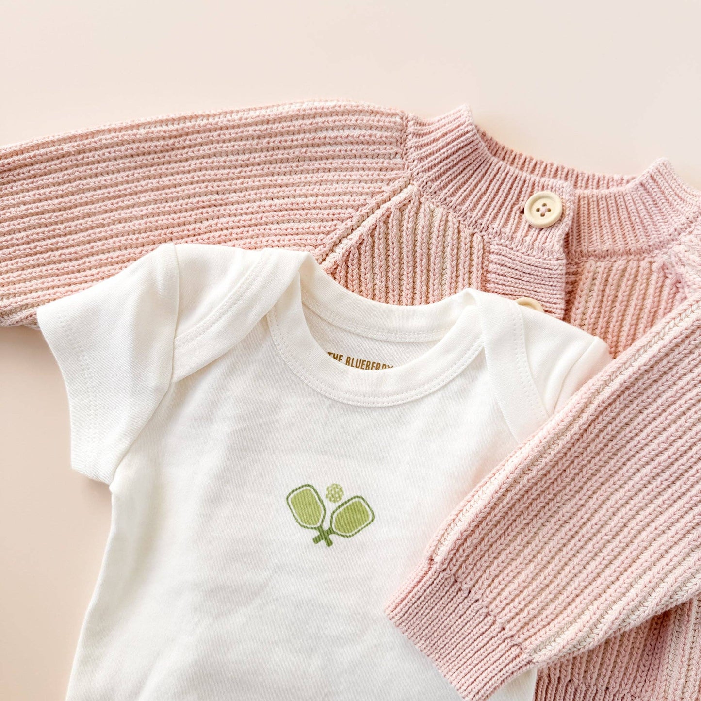 Cotton Brioche Cardigan Pink Baby Kid Apparel Valentines: Blush / S 12-24m