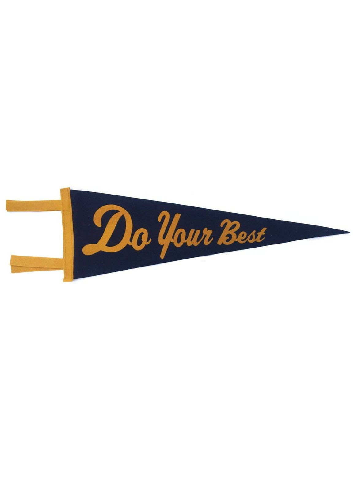 Pennant - Do Your Best (Navy/Gold)