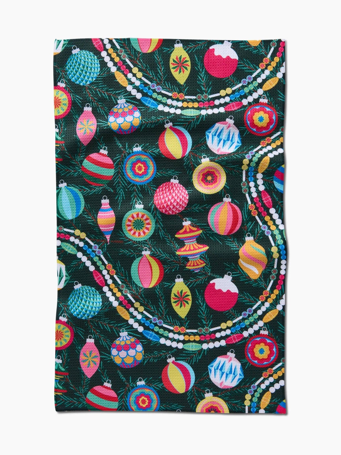 Shiny Ornaments Tea Towel