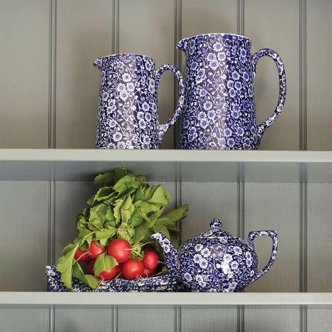 Blue Calico Medium Tankard Jug