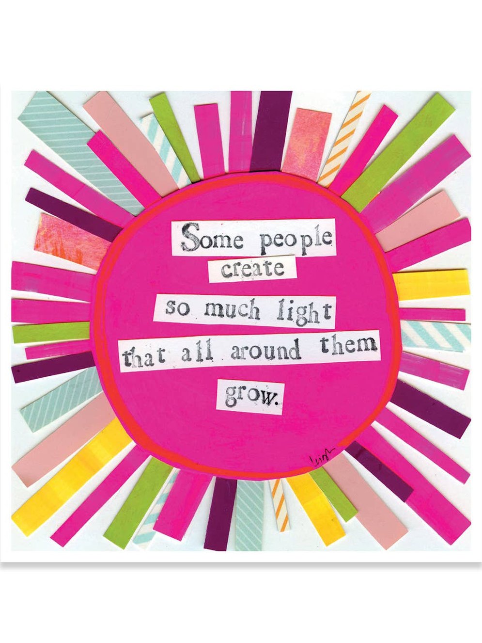 ALL AROUND THEM | CURLY GIRL EVERYDAY GREETING CARD: None