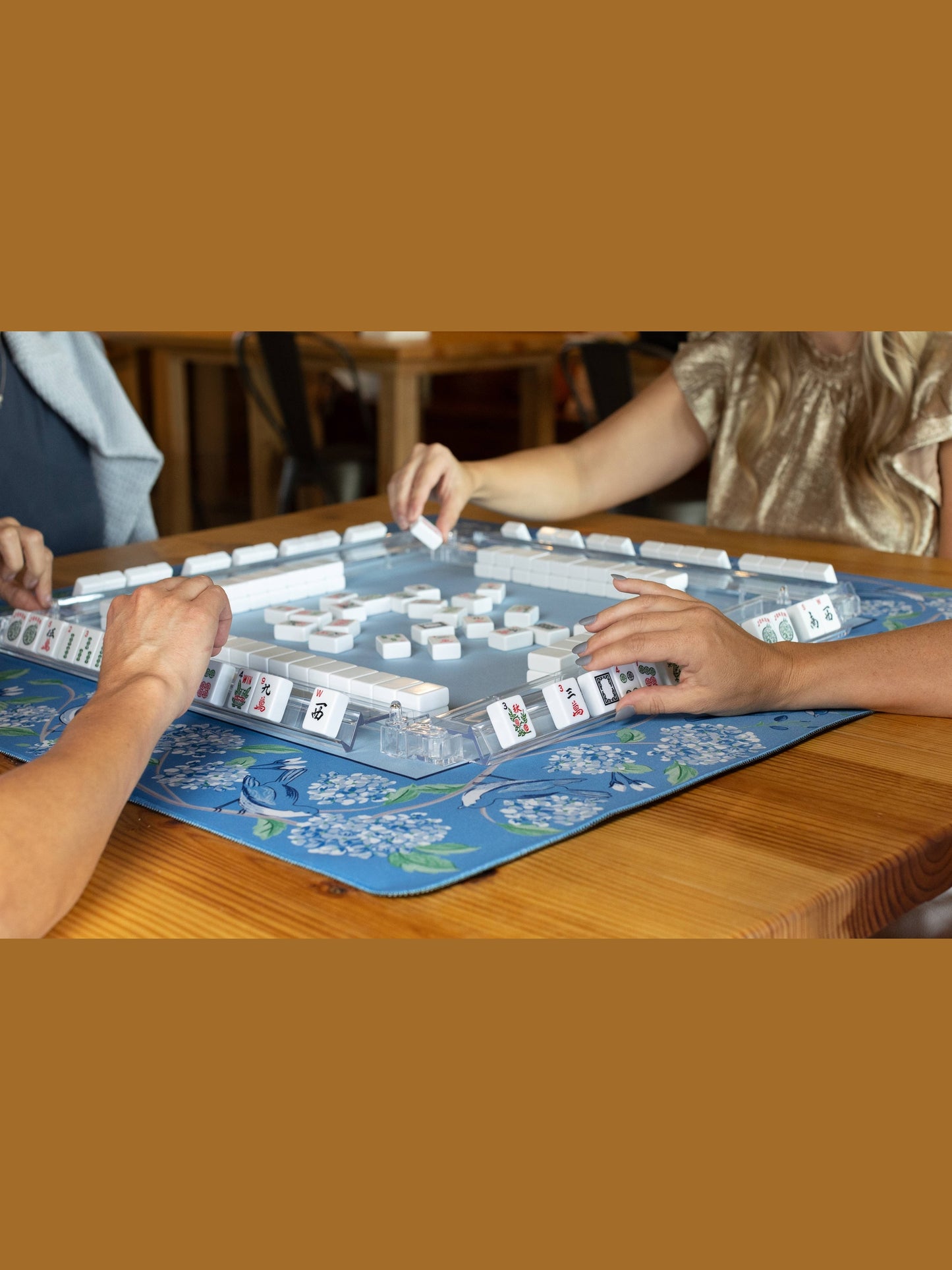 Blue Hydrangea Bird Mat