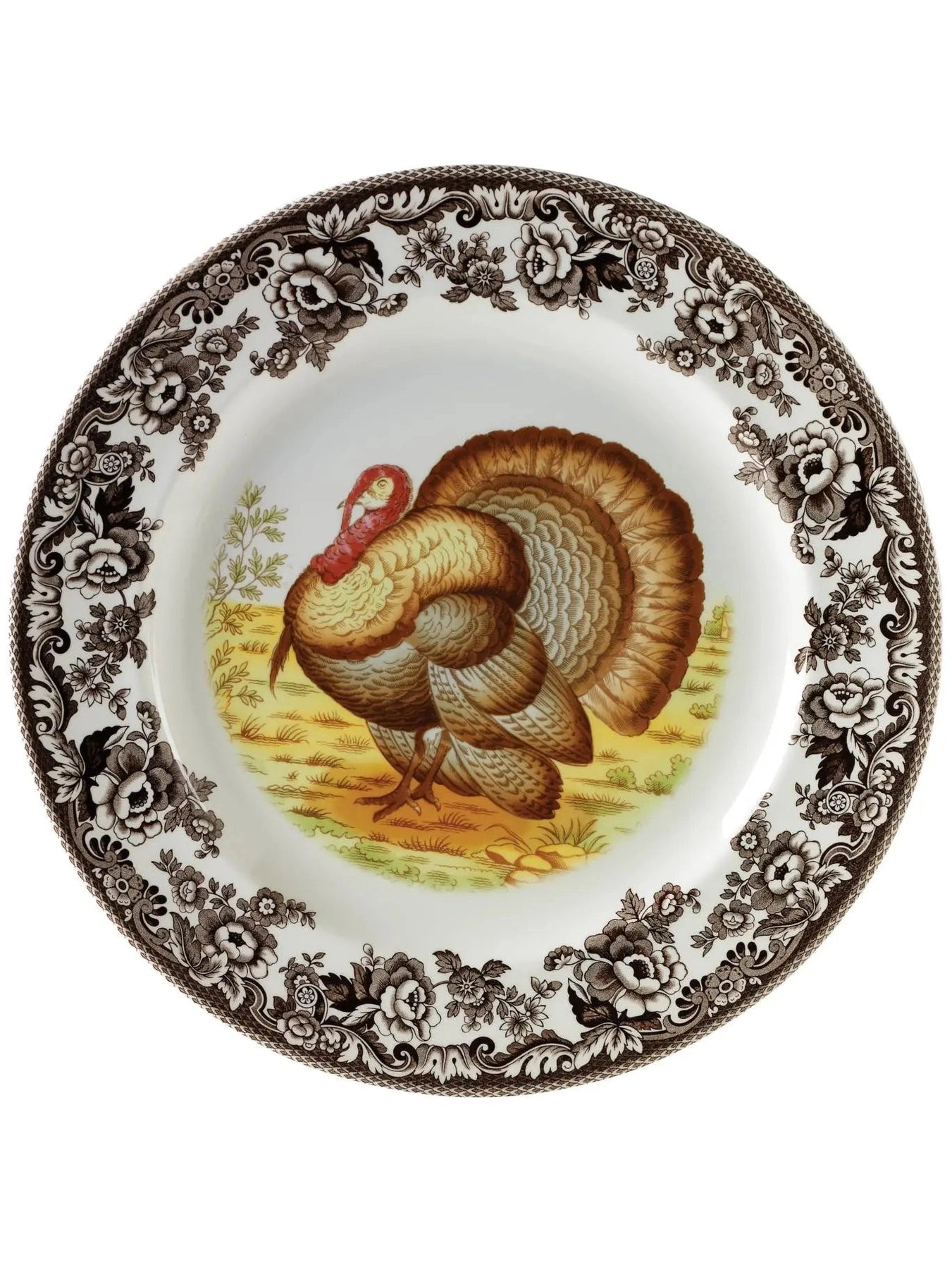 Spode Turkey Woodland Round Platter