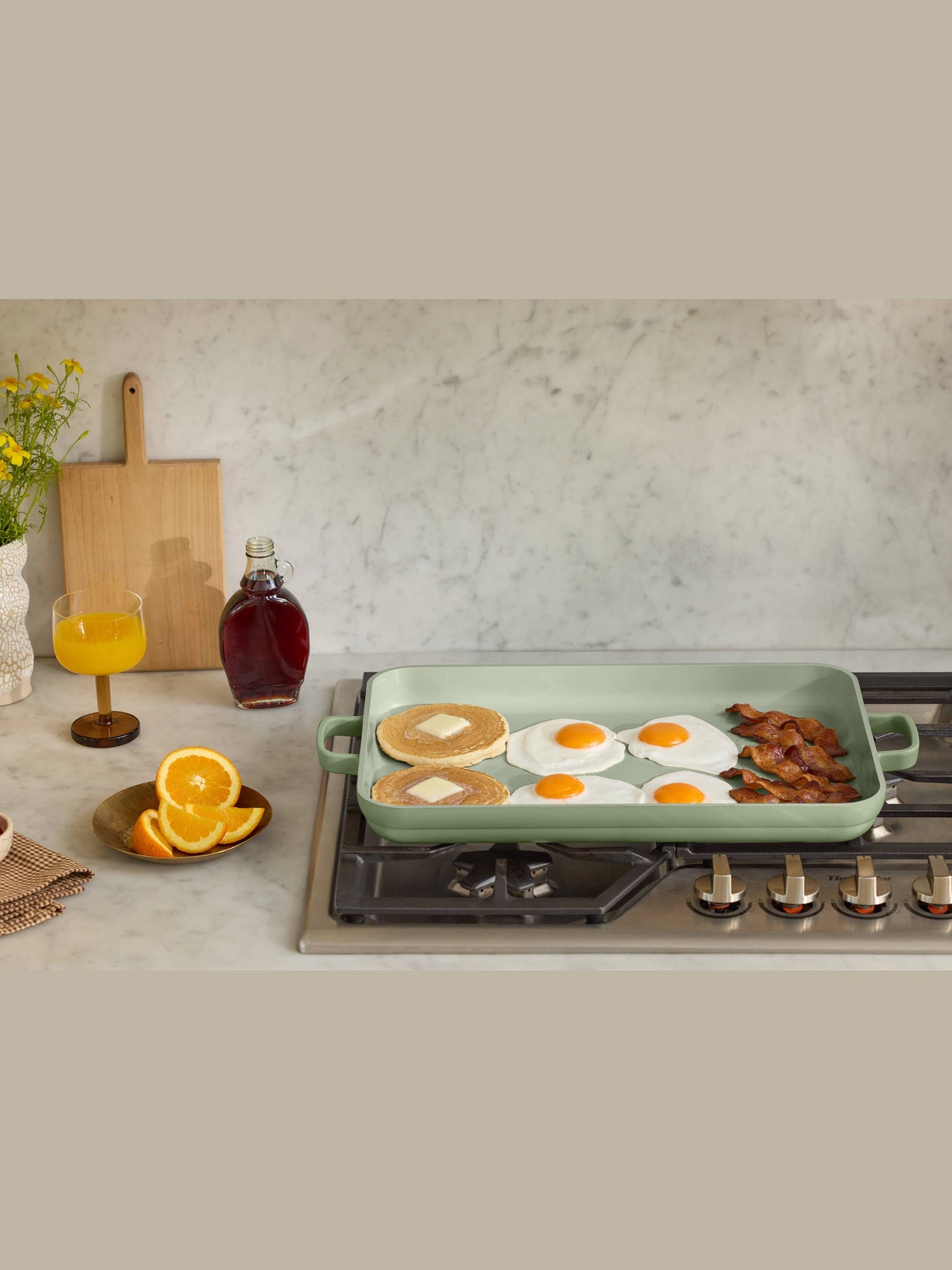 Large Griddle Pan: Steam