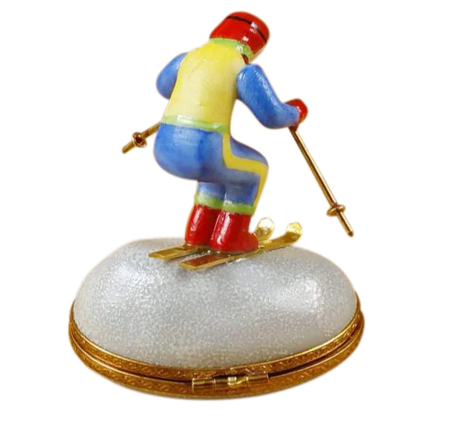 Rochard "Skier On Mountain" by Limoges