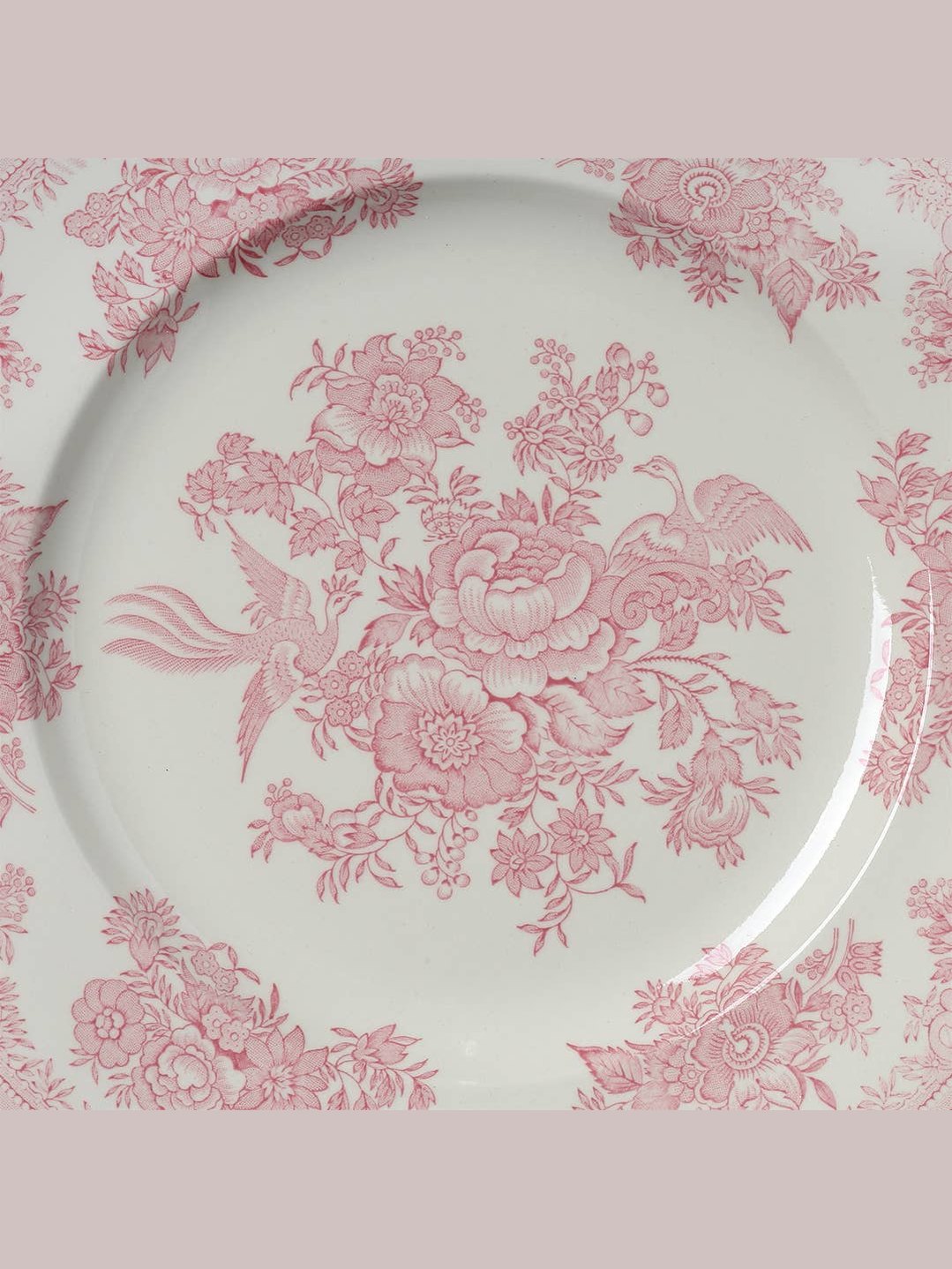 Pink Asiatic Pheasants Medium Tankard Jug