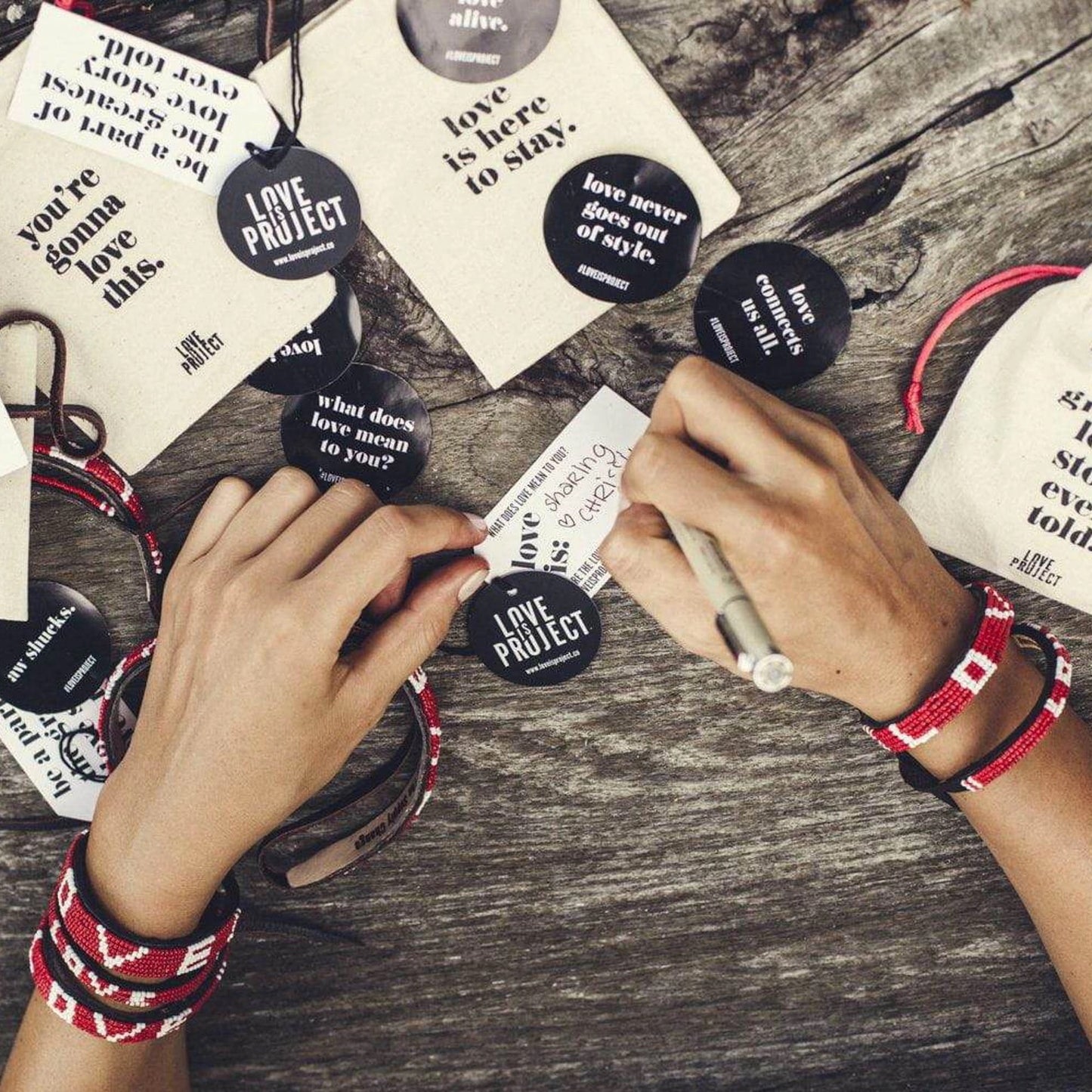 Skinny Love Bracelet - Red