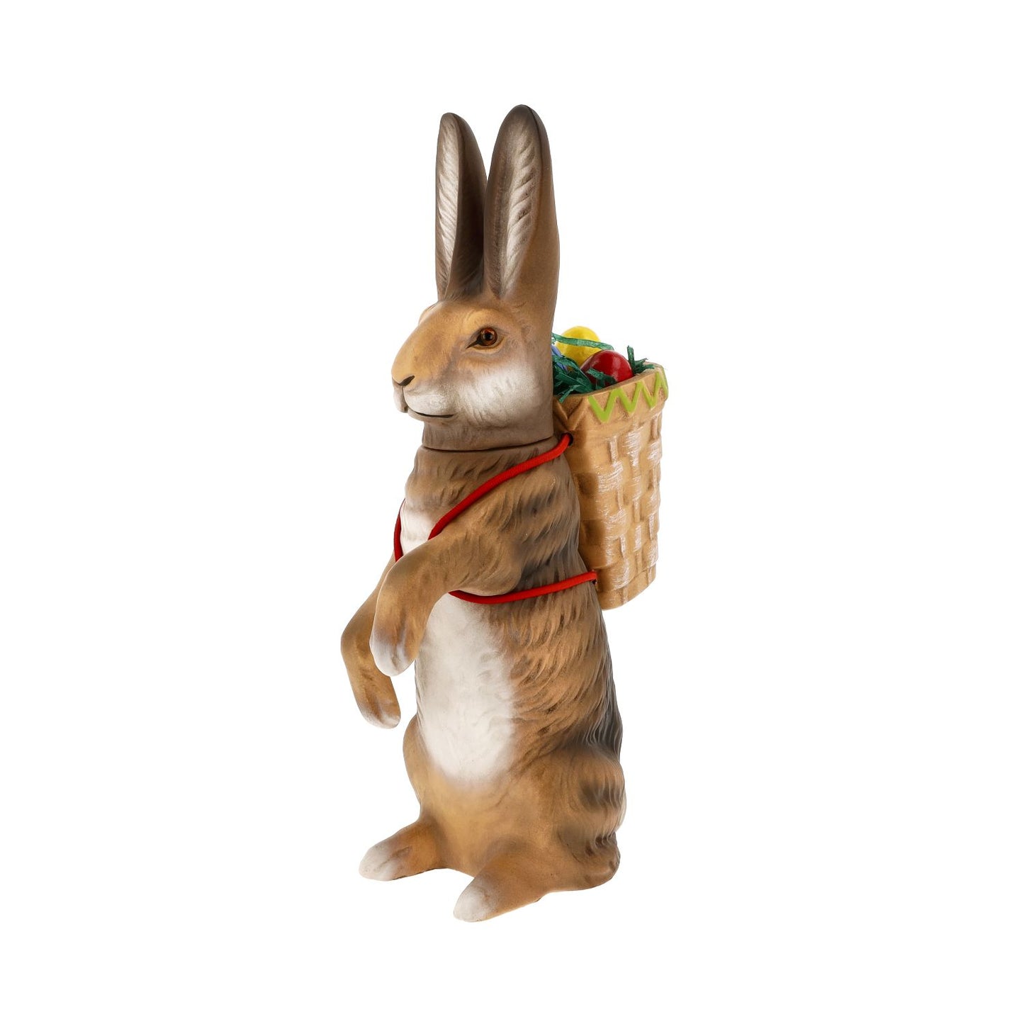 MAROLIN Upright Easter Hare With Lift-Off Head - Brown