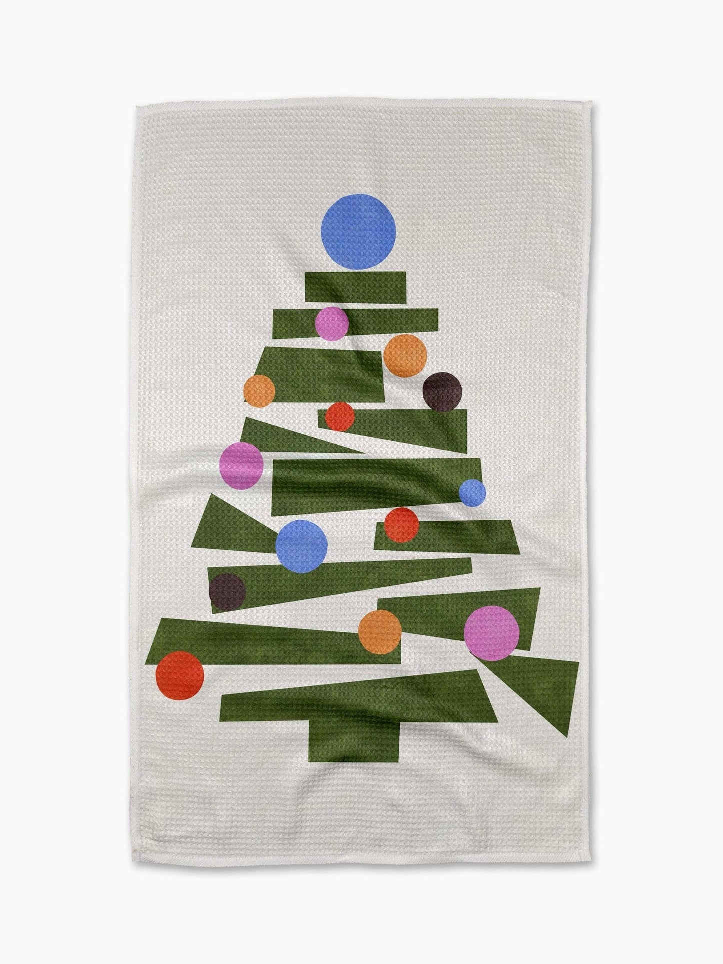 Modern Festive Tree Tea Towel