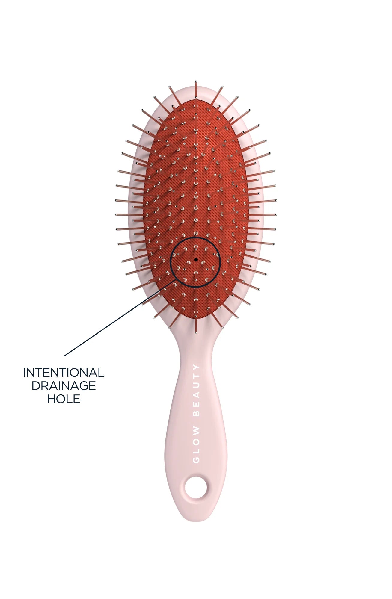 The Mini Detangling Brush: Ballerina Pink