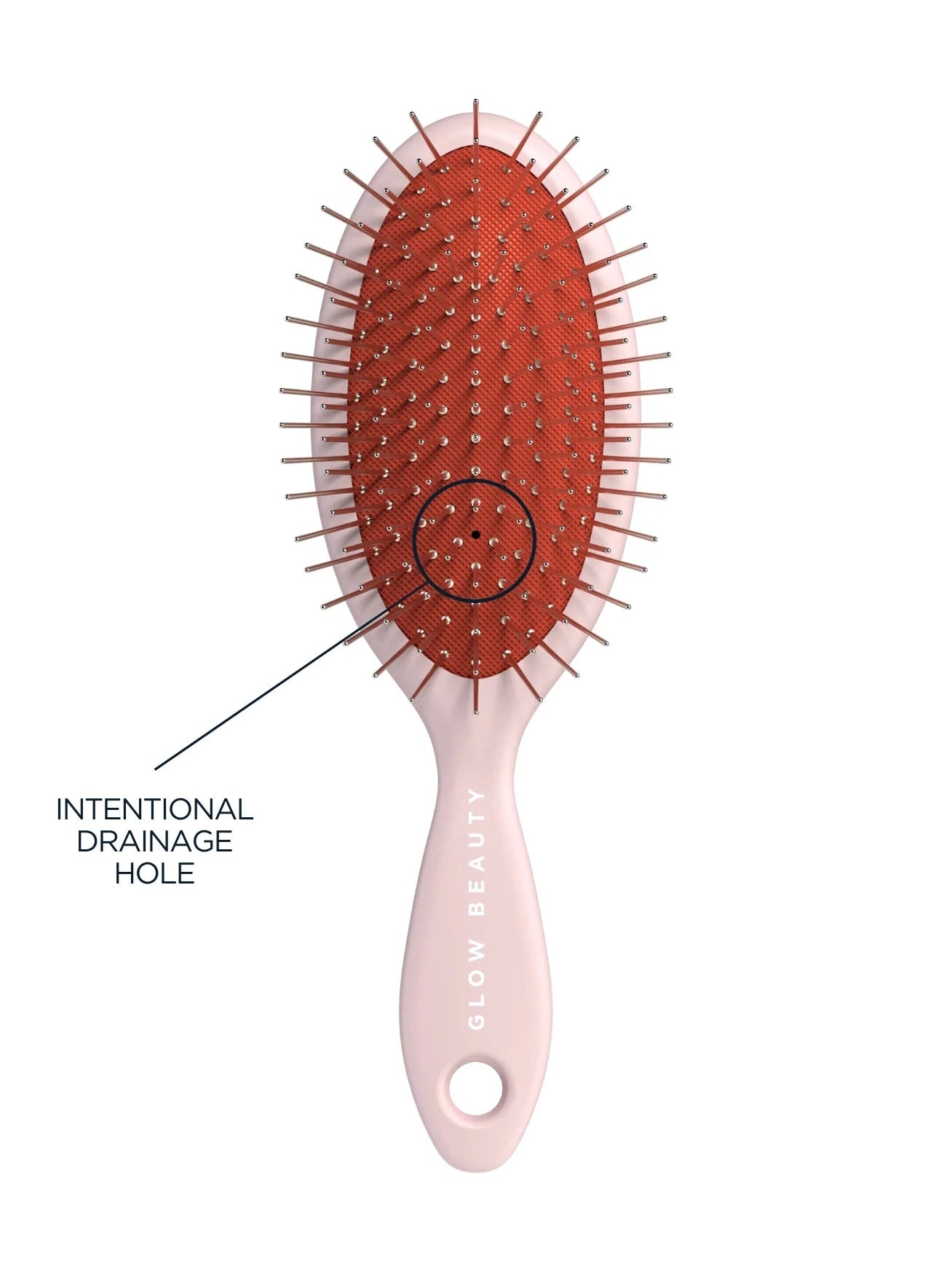 The Mini Detangling Brush: Ballerina Pink