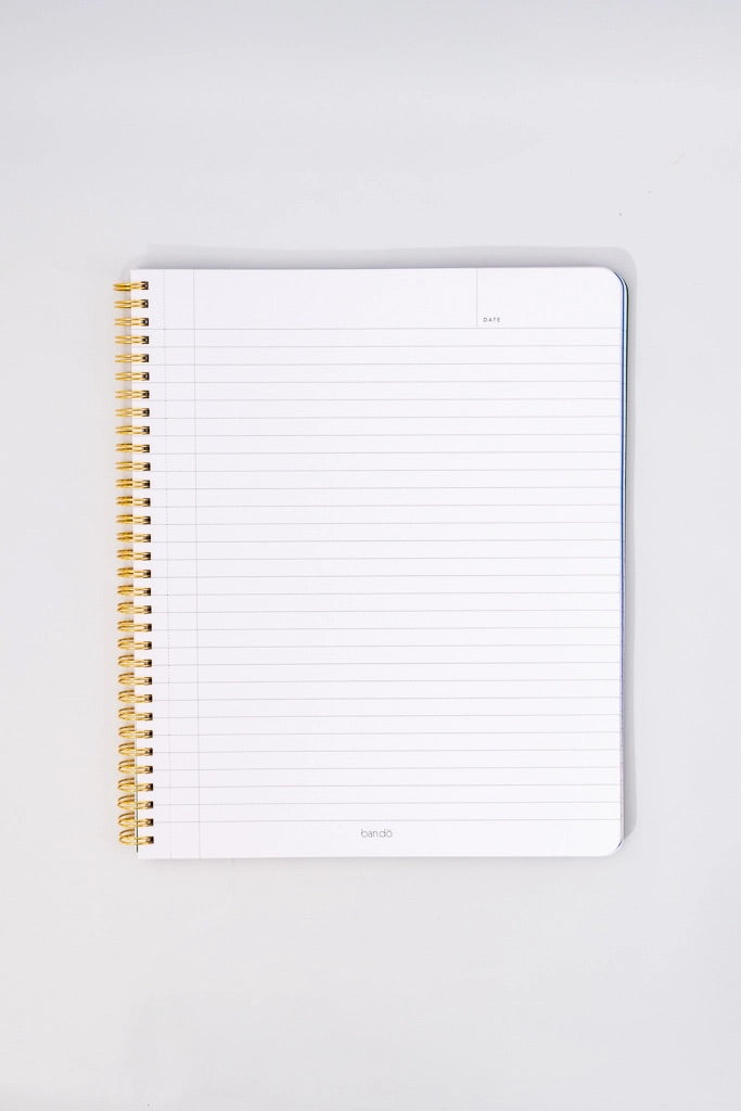 Rough Draft Large Notebook, Cherry Hearts