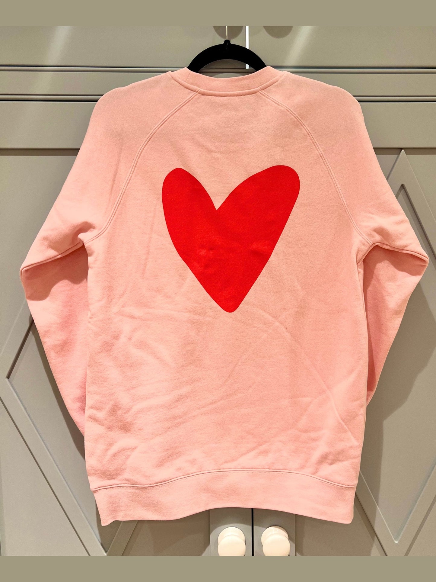 Pink Heart Sweatshirt