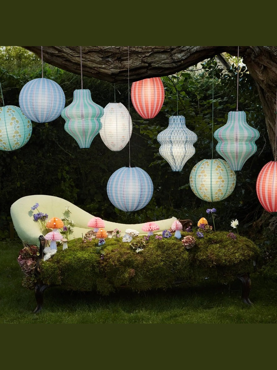 Meri Meri Stripy 3 Lanterns
