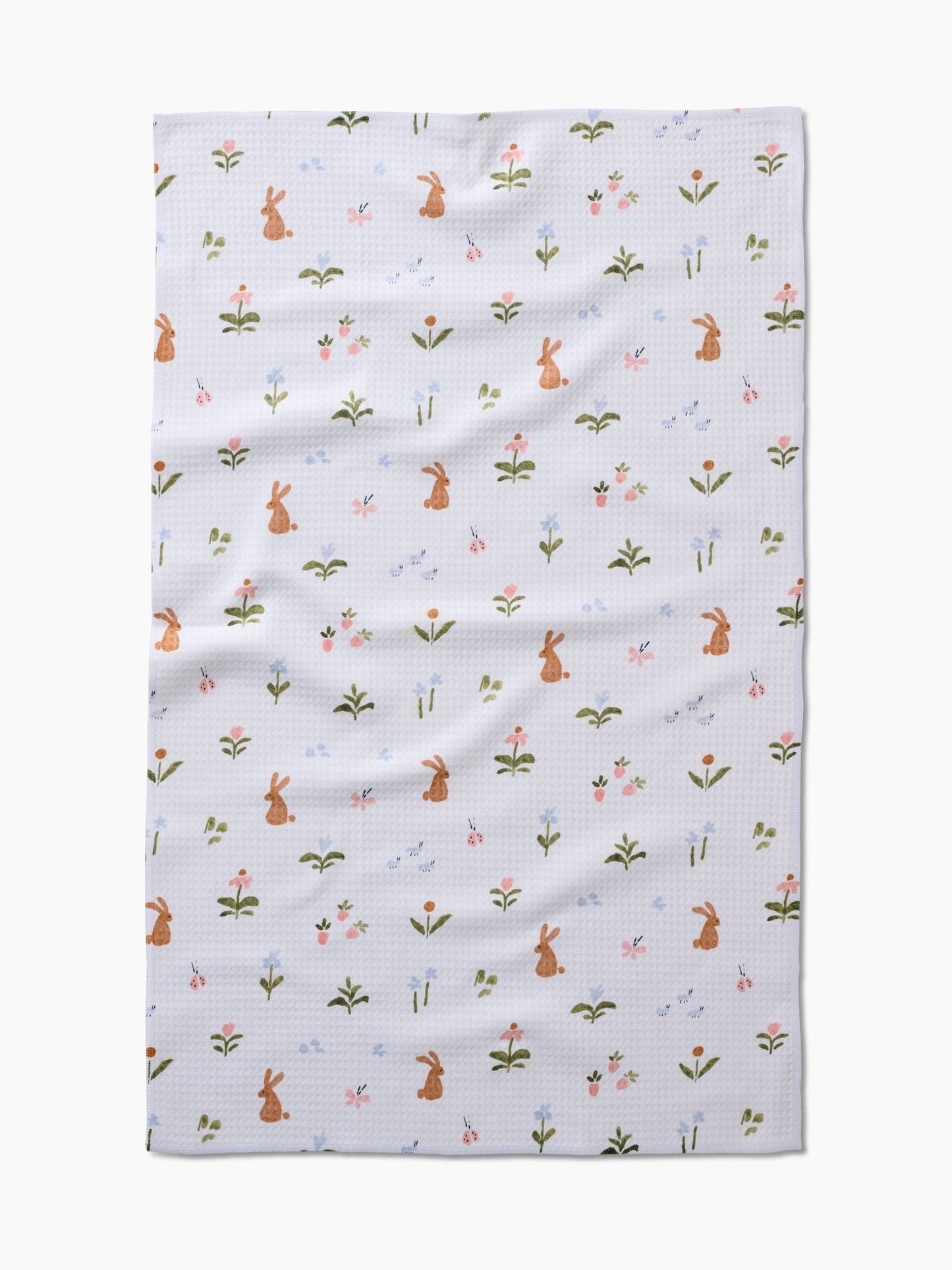 Geometry Bunny Blossoms Luxe Hand Tea Towel
