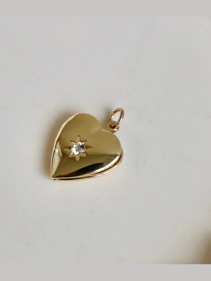 Katie Waltman Heart Locket Charm